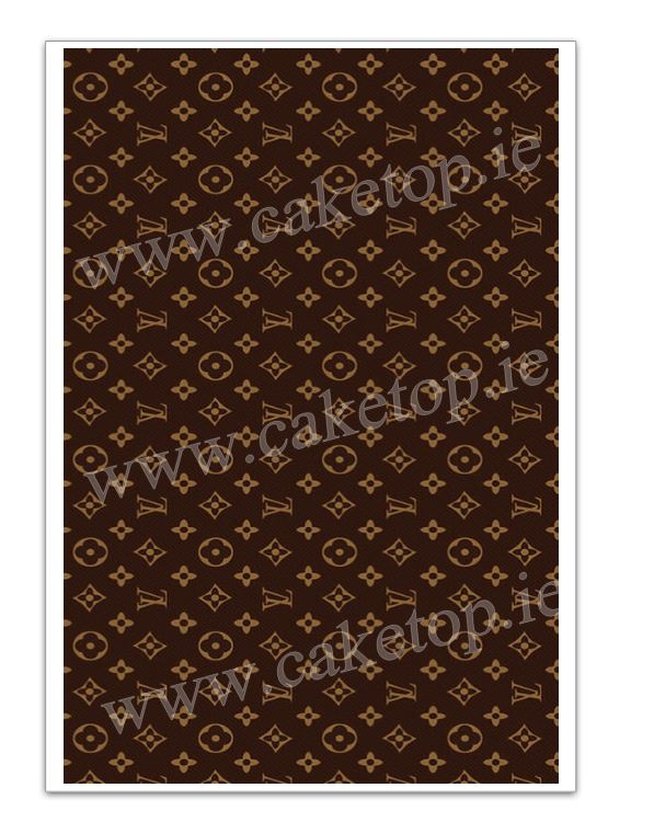 Cake Wrap // Louis Vuitton – Edible Cake Toppers