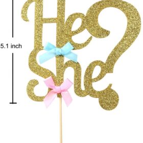 He Or She Cake Topper Cake Topper