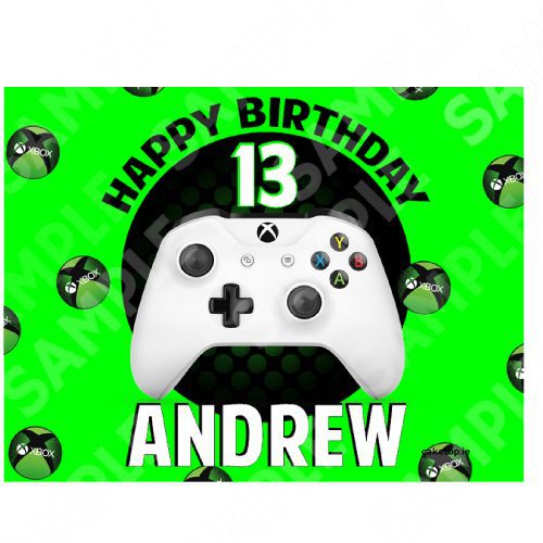 XBOX Edible Cake Topper