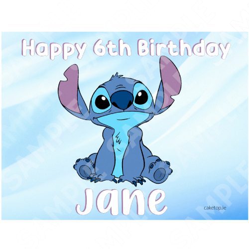 Stitch Edible Cake Topper