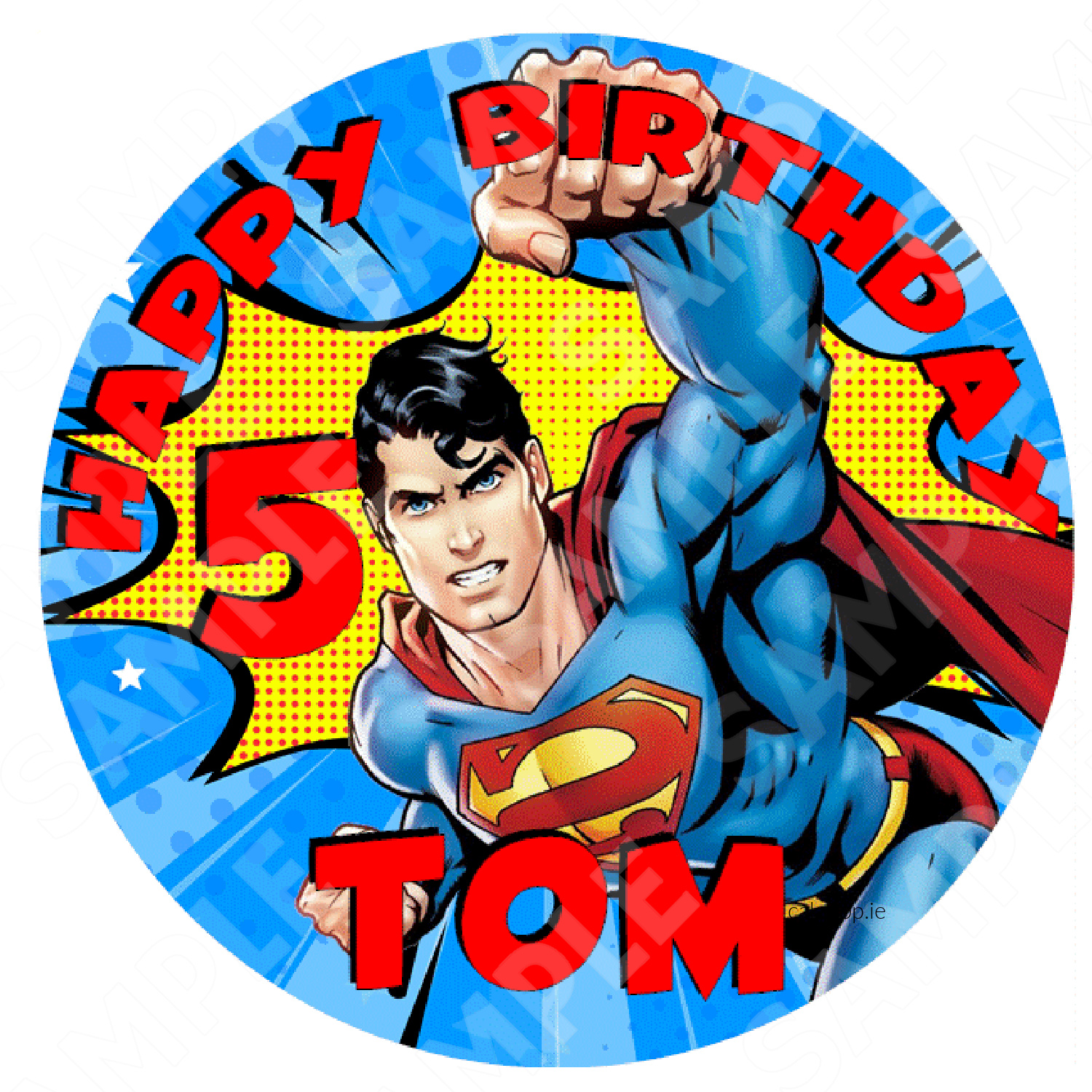 A Superman Themed Birthday Cake · Free Stock Photo