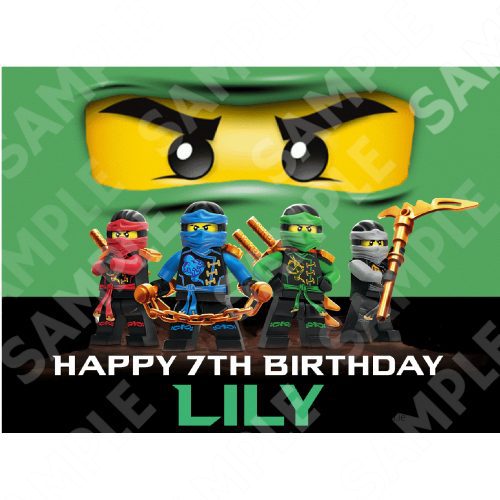 Ninjago Edible Cake Topper