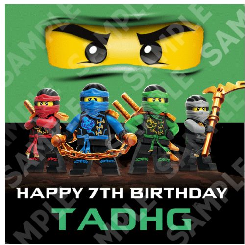 Ninjago Edible Cake Topper