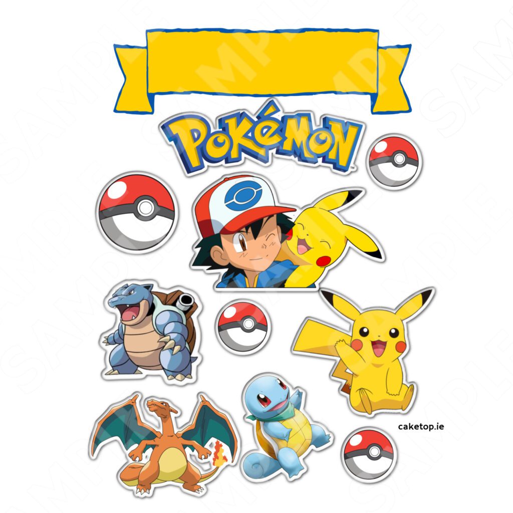 Pokemon | Edible Cake Toppers | Edible Pictures