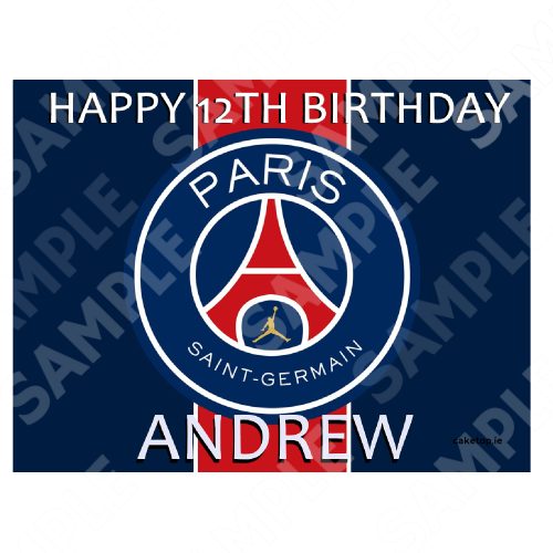 PSG Edible Cake Topper