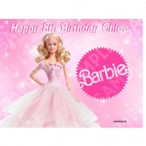 Barbie Edible Cake Topper