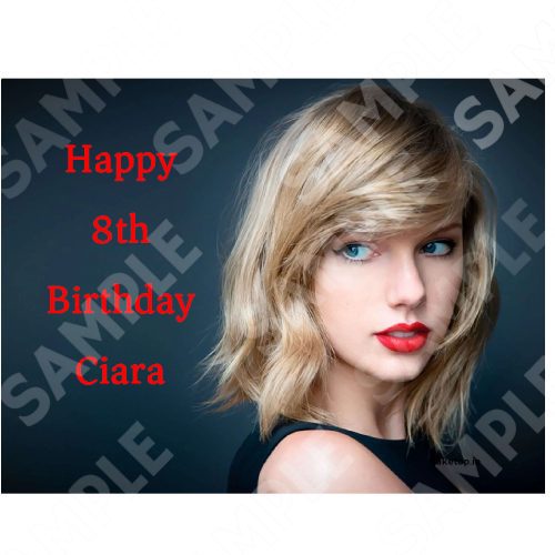 Taylor Swift Edible Cake Topper