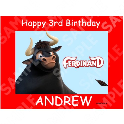 Ferdinand Edible Cake Topper (10)