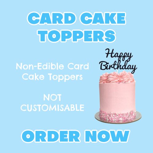 Card Cake Toppers