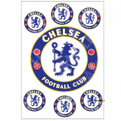 Chelsea Edible Cake Topper