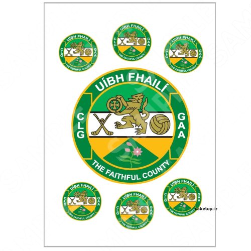 Offaly Gaa Edible Cake Topper