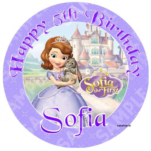 Sofia Edible Cake Topper