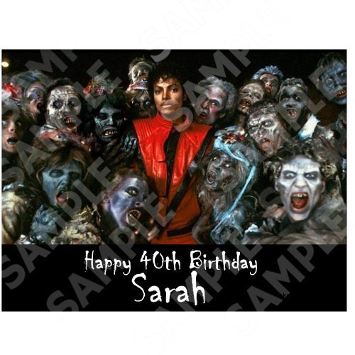 Thriller Edible Cake Topper