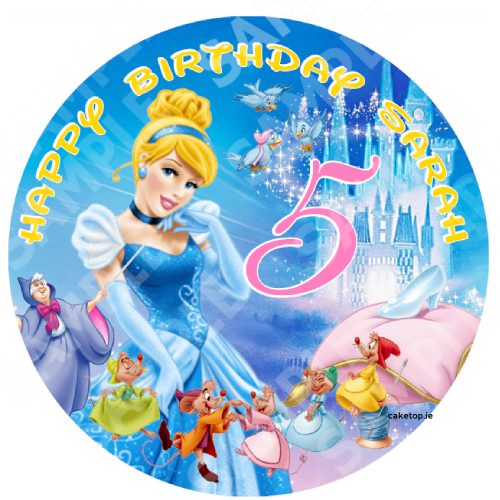 Disney Princess Edible Cake Topper