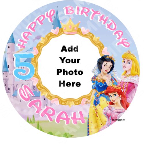 Add your Photo Disney Edible Cake Topper