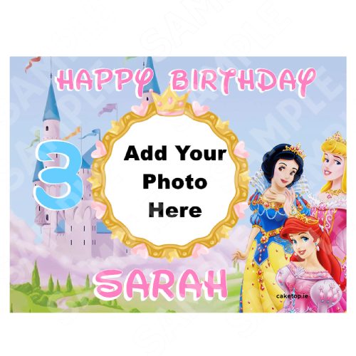 Add your Photo Disney Edible Cake Topper