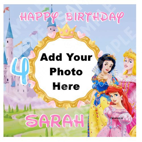 Add your Photo Disney Edible Cake Topper