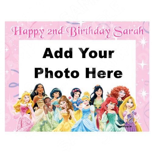 Add your Photo Disney Edible Cake Topper