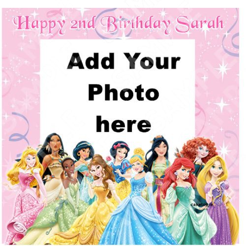 Add your Photo Disney Edible Cake Topper