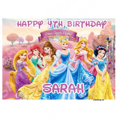 Disney Princess Edible Cake Topper