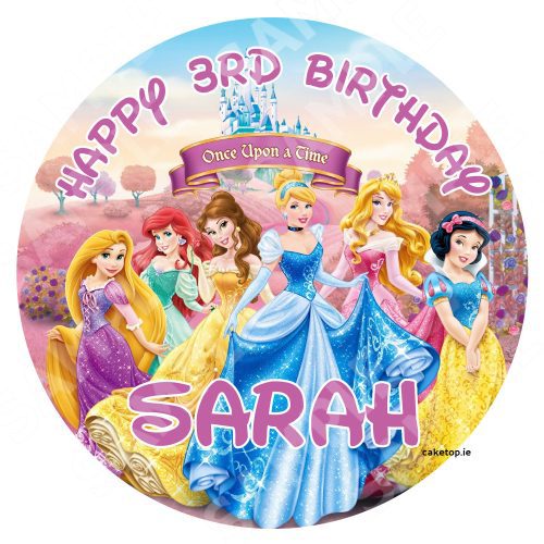 Disney Princess Edible Cake Topper