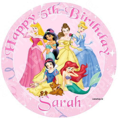 Disney Princess Edible Cake Topper