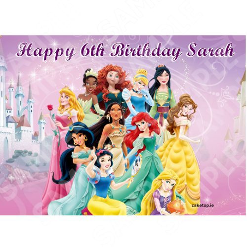 Disney Princess Edible Cake Topper