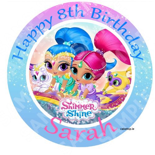 Shimmer & Shine Edible Cake Topper