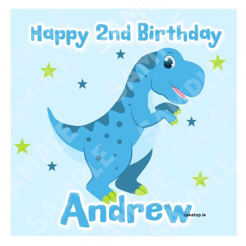 Dinosaur Edible Cake Topper