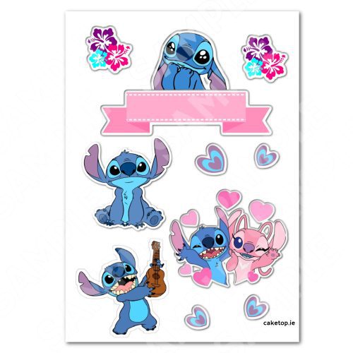 Stitch Edible Cake Topper