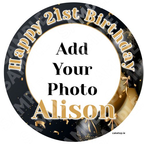 Add your photo Edible Cake Topper