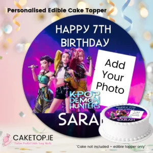 Add Photo KPOP Edible Cake Topper