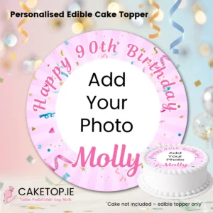 add photo Edible Cake Topper