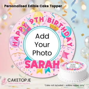 add photo Edible Cake Topper