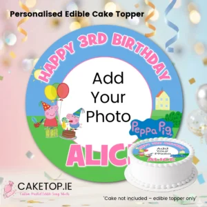add photo Peppa Edible Cake Topper