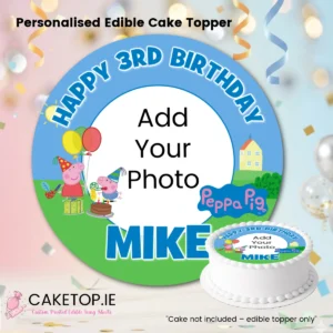 add photo Peppa Edible Cake Topper