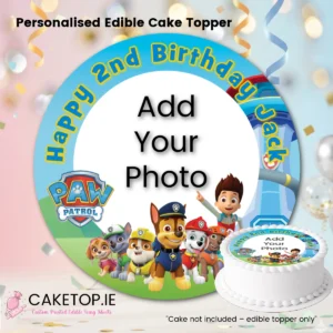 Add Photo Paw Patrol Edible Cake Topper