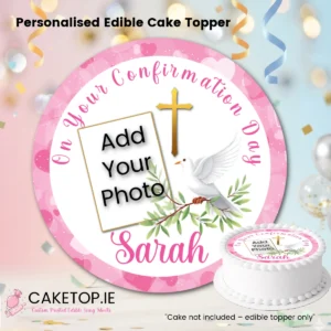add photo Confirmation Edible Cake Topper