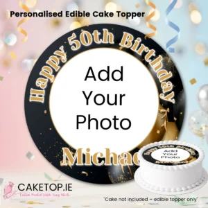 add photo Edible Cake Topper