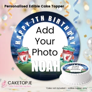 add photo Edible Cake Topper