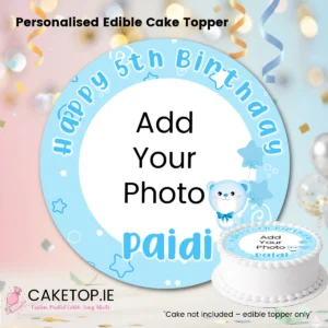 add photo Edible Cake Topper