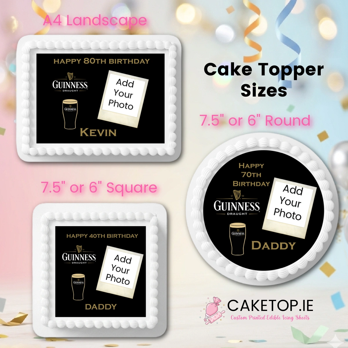 add photo Edible Cake Topper add photo Edible Cake Topper