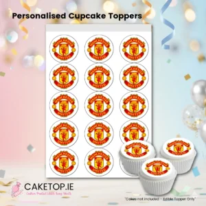 Manchester United Edible Cake Topper