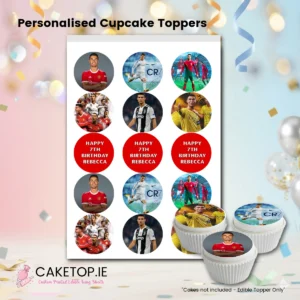 Ronaldo Edible Cake Toppers