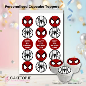 Spiderman Edible Cake topper