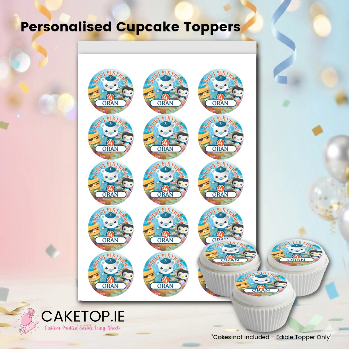 Octonauts Edible Cake Topper Octonauts Edible Cake Topper