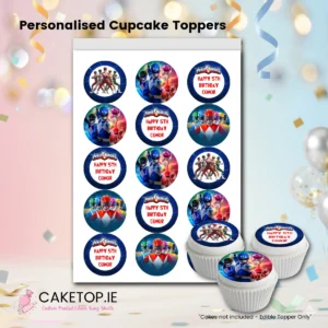 Power Rangers Edible Cake Toppers