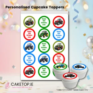 Tractor Edible Cake Topper