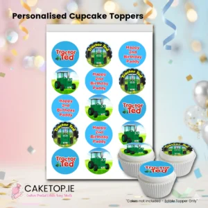 Tractor Edible Cake Topper