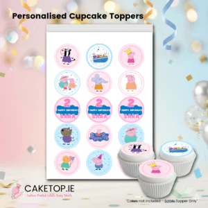 Peppa Edible Cake Topper